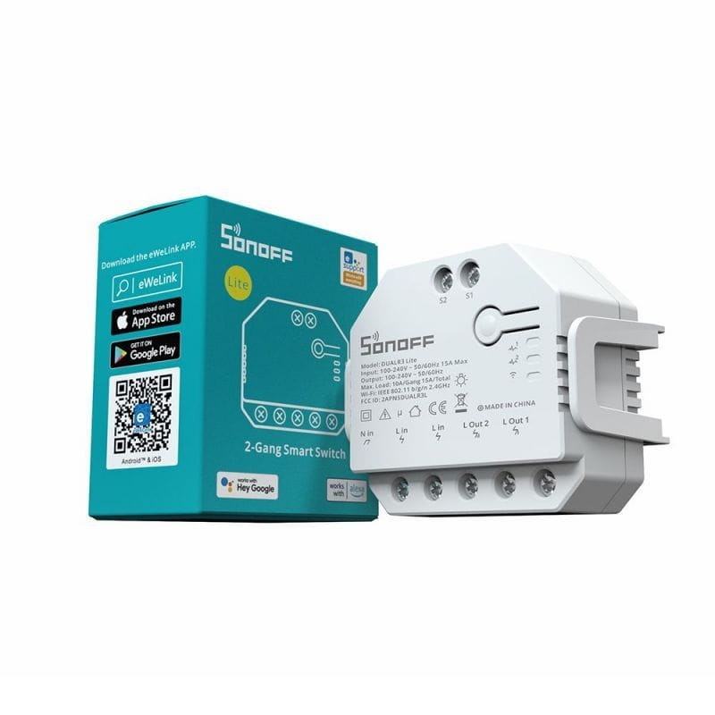 Sonoff Dual R3 Lite Blanc - Commutateur Wi-Fi intelligent - Ítem3