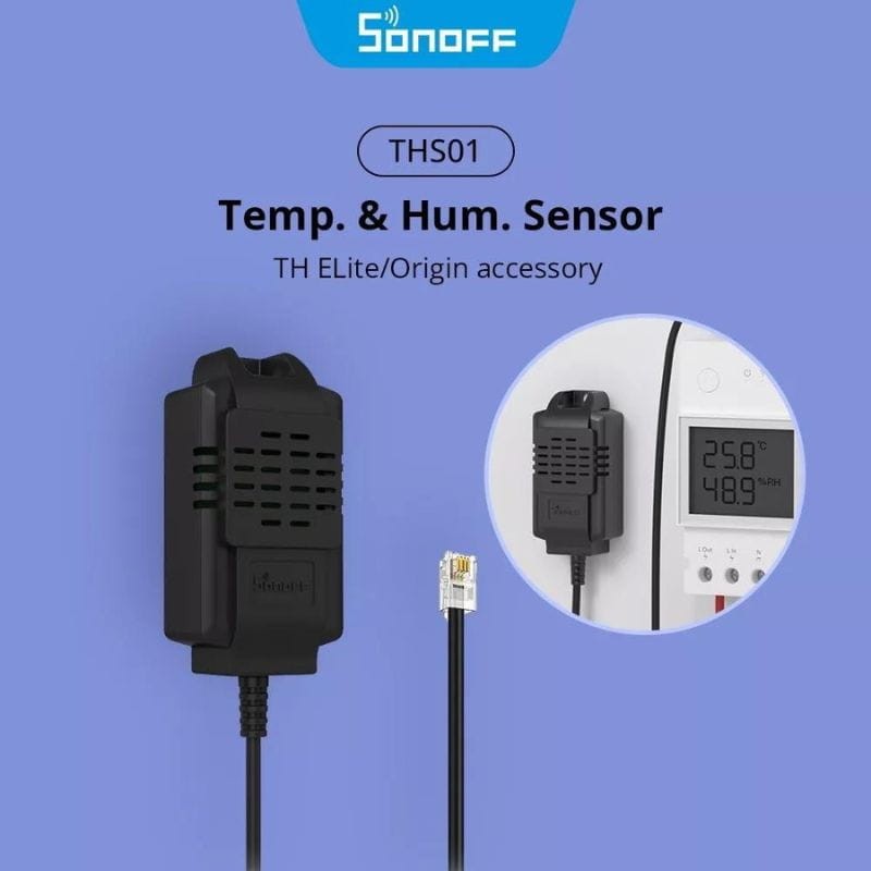 Sonoff THS01 Negro - Sensor de temperatura y humedad - Ítem3