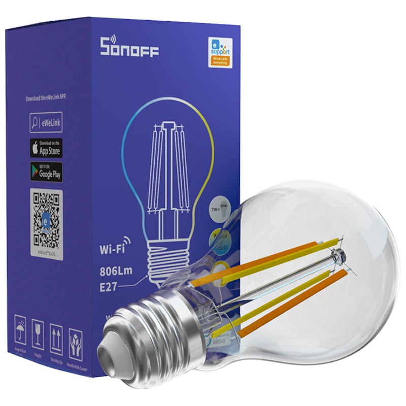 Sonoff B02-F-A60 WiFi 7W E27 Lâmpada inteligente - Item2