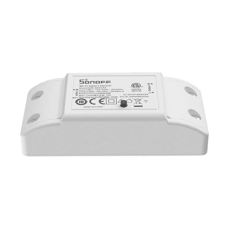 Frontal de Sonoff BASICR4 Blanco - Switch inteligente WiFi