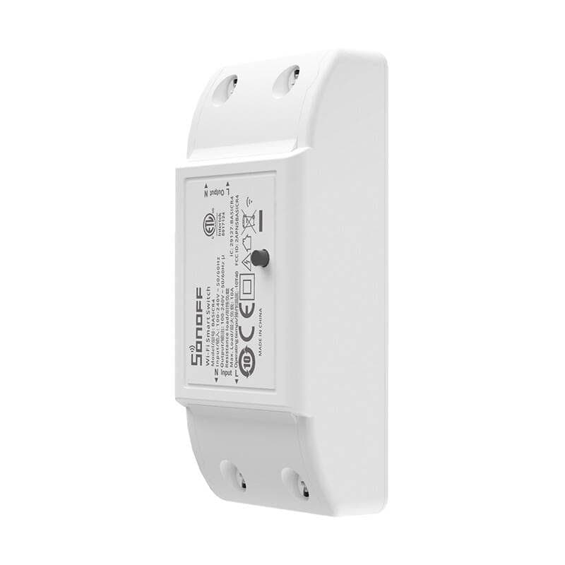 Lateral de Sonoff BASICR4 Blanco - Switch inteligente WiFi