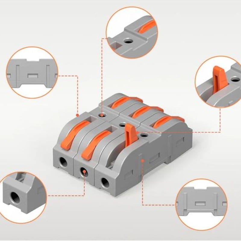 Sonoff D1-1 Gris - Conector para Empalme de Cables 34 Pcs - Ítem3