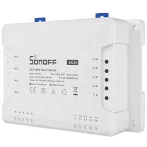 Sonoff 4CH Pro R3 Wifi Smart Switch Control RF - Relé inteligente