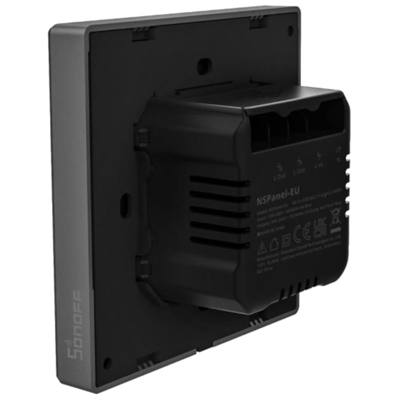 SONOFF NSPanel Negro - Pantalla Inteligente, Centro De Control, Termostato y Sensor Ambiental - Ítem4