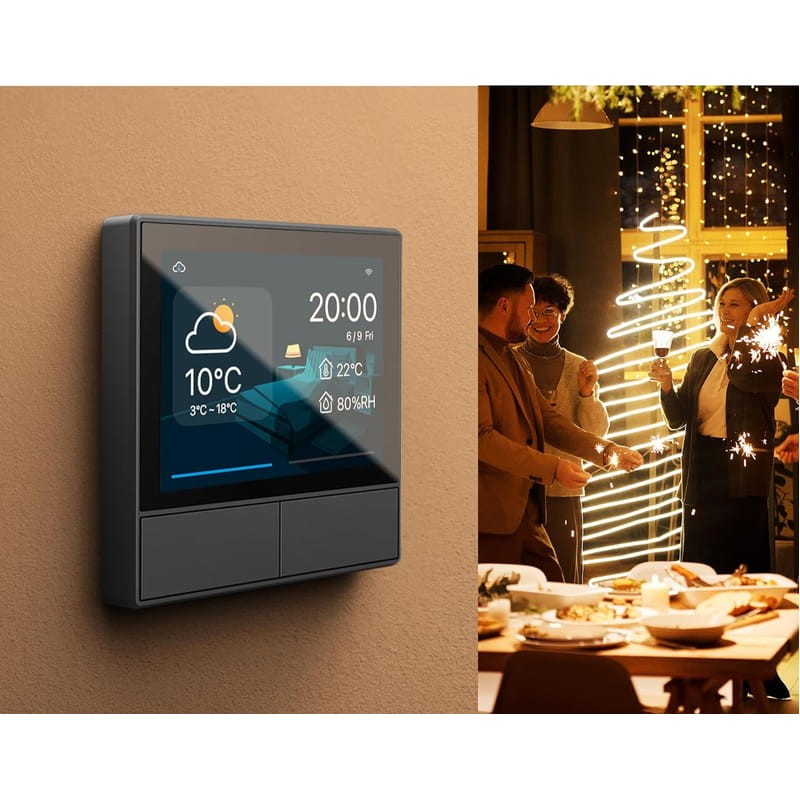 SONOFF NSPanel Negro - Pantalla Inteligente, Centro De Control, Termostato y Sensor Ambiental - Ítem5