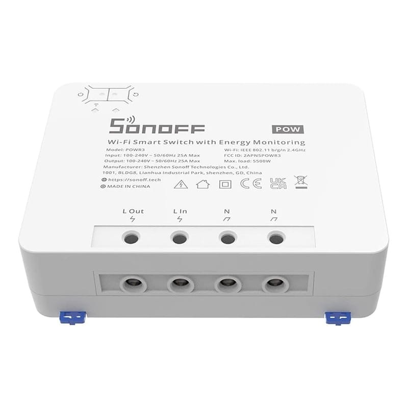 Sonoff POW R3 (25A/5500W) - Interrupteur intelligent avec compteur de puissance - Ítem