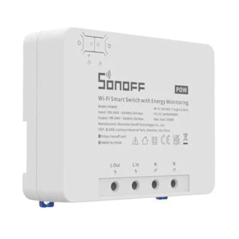 Sonoff POW R3 (25A/5500W) - Interrupteur intelligent avec compteur de puissance - Ítem1