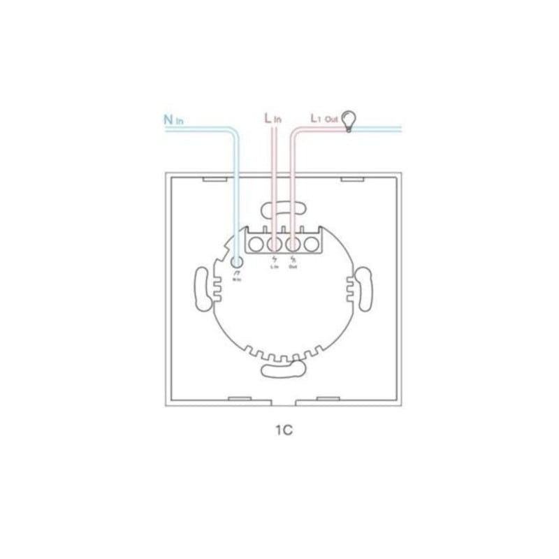 Sonoff T0 1C WiFi - Interruptor Táctil Inteligente - Ítem4