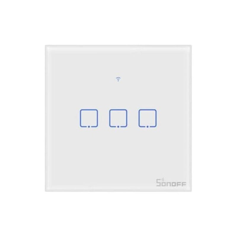 Sonoff T0 3C WiFi - Interruptor Táctil Inteligente - Ítem