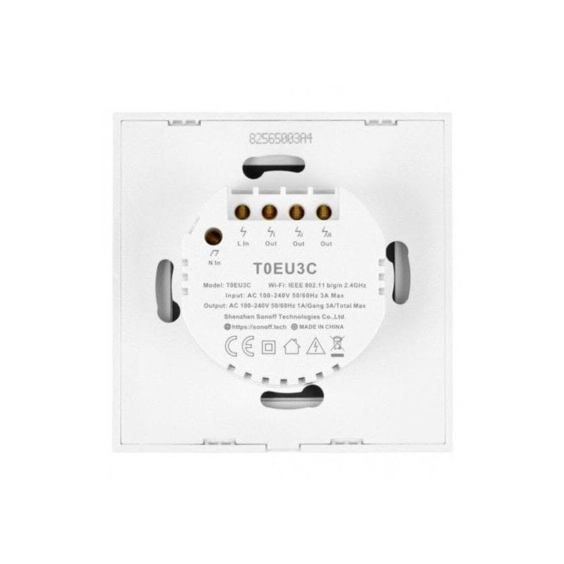 Sonoff T0 3C WiFi - Interruptor Táctil Inteligente - Ítem2