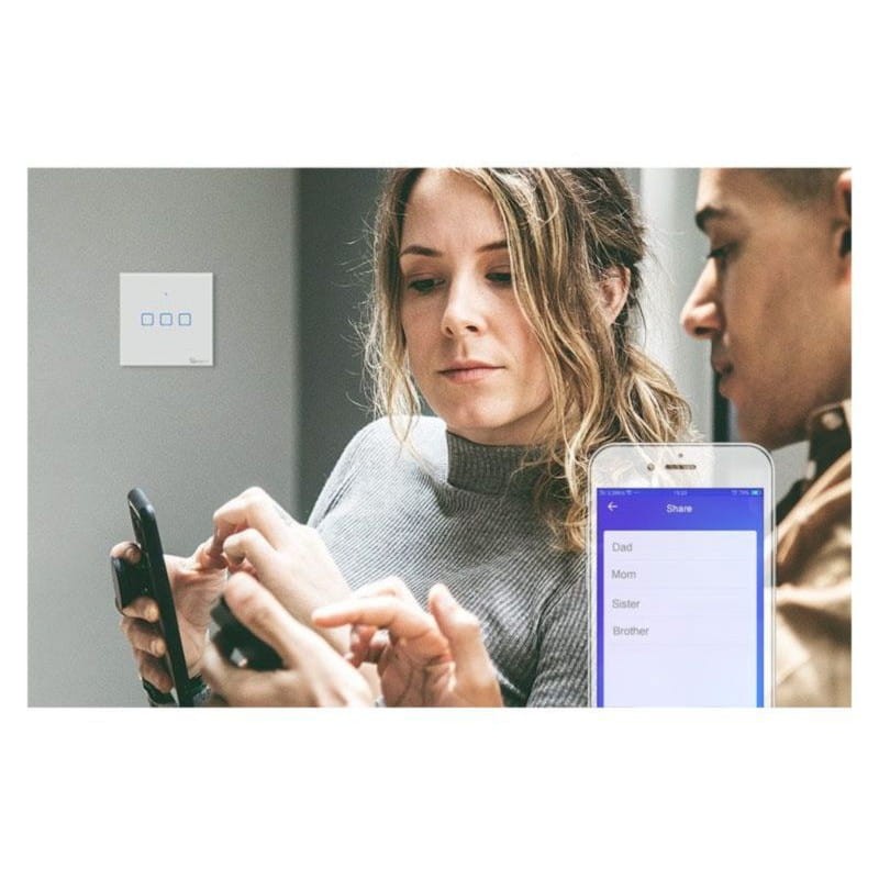 Sonoff T0 3C WiFi - Interruptor Táctil Inteligente - Ítem6