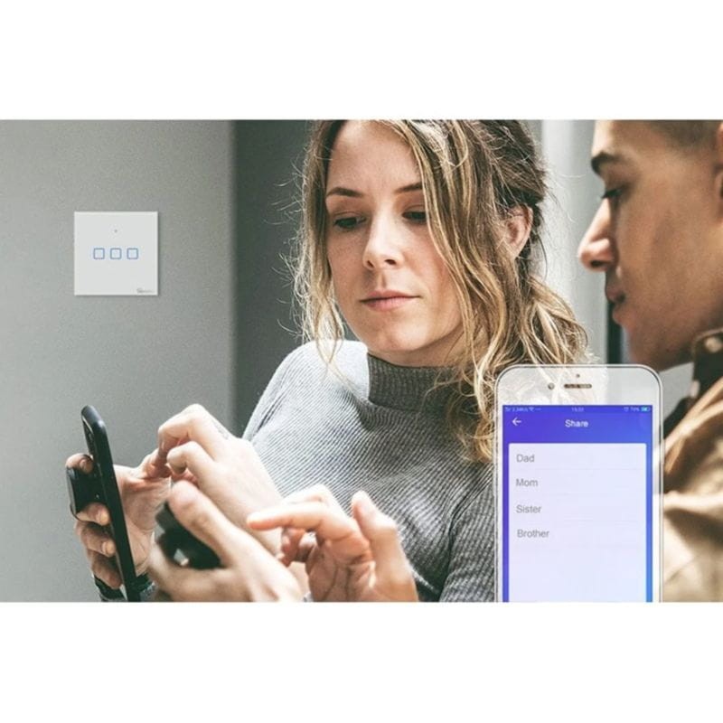 Sonoff T2 2C WiFi + RF 433 - Interruptor Táctil Inteligente - Ítem6
