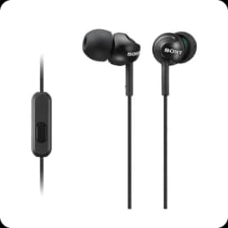 Sony EX110AP Preto - Auriculares In-Ear