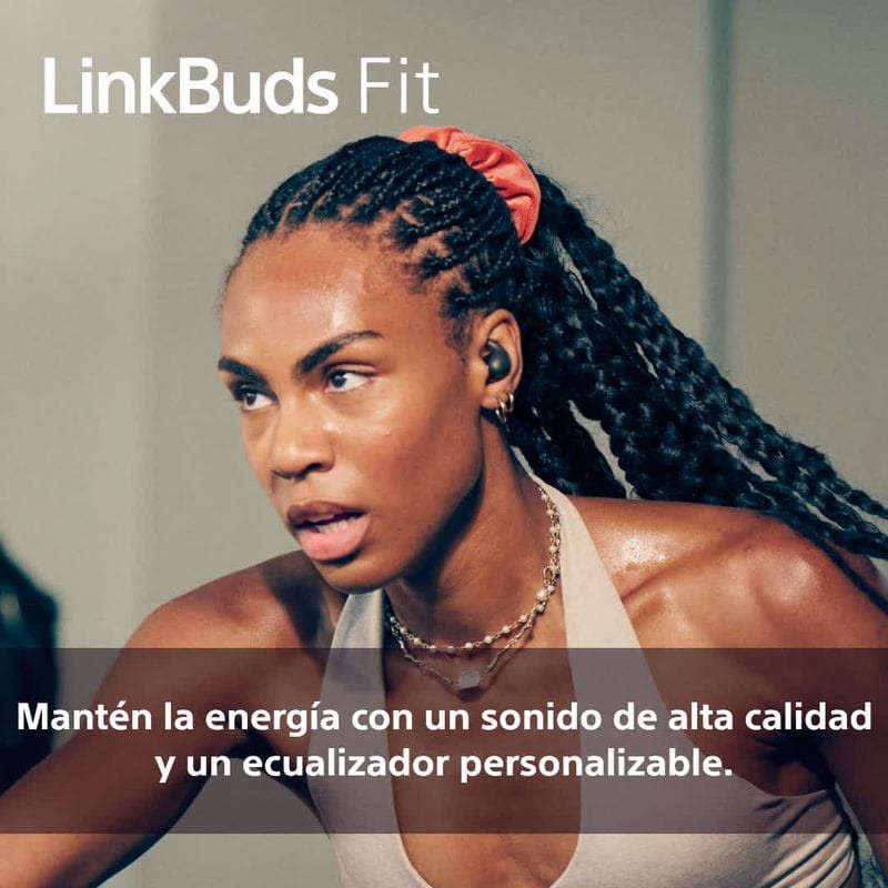 Sony LinkBuds Fit Negro - Auriculares Bluetooth - Ítem4