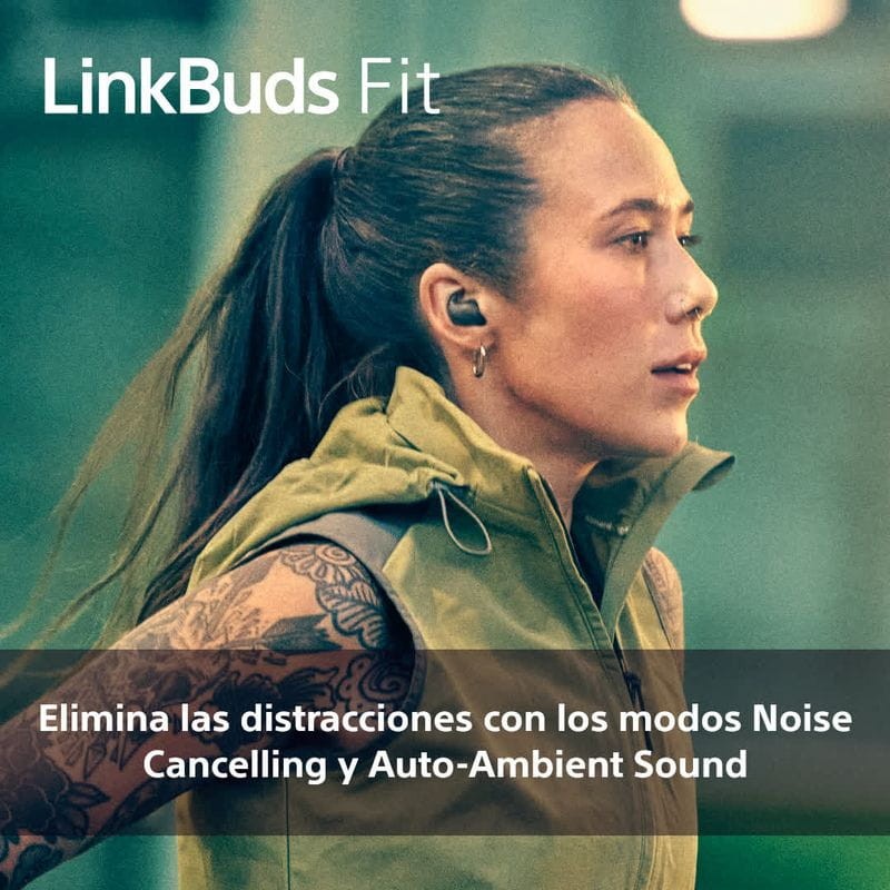 Sony LinkBuds Fit Negro - Auriculares Bluetooth - Ítem5