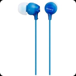Sony MDR-EX15AP Auriculares com Microfone Azul
