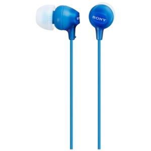 Sony MDR-EX15AP Earphones with Microphone Blue