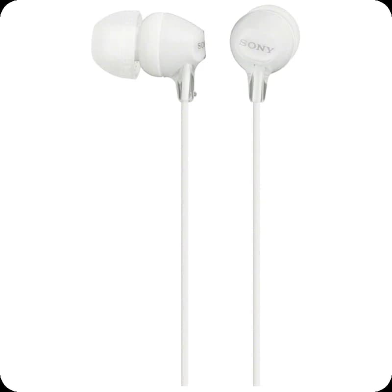 Sony MDR-EX15AP Écoteurs avec Microphone Blanc