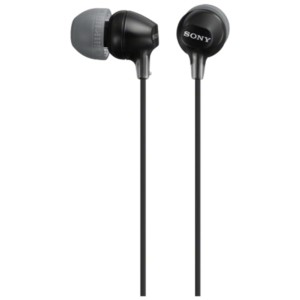 Sony MDR-EX15AP Auriculares con Micrófono Negro