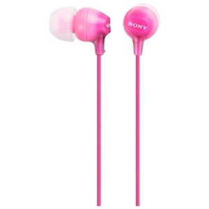 Sony MDR-EX15AP Auriculares com Microfone Rosa