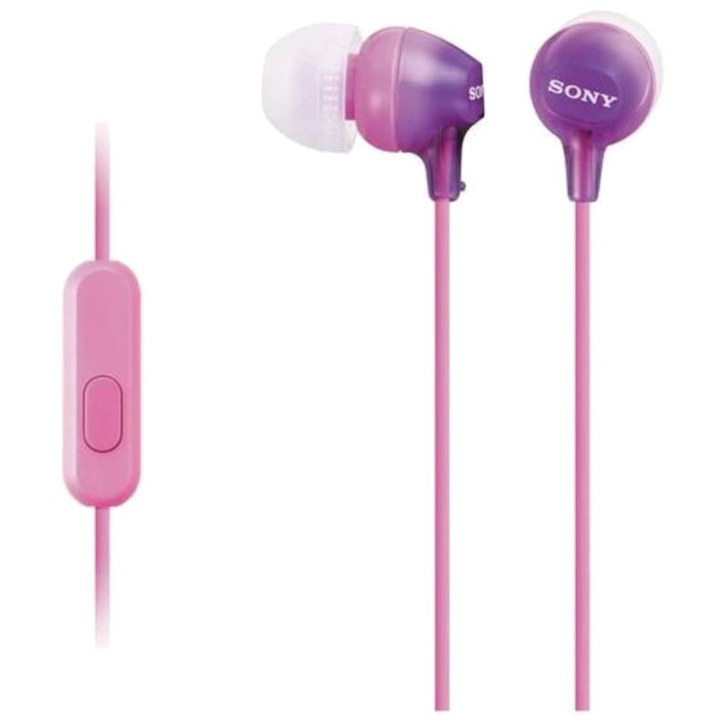 Sony MDR-EX15AP Auriculares con Micrófono Violeta - Ítem