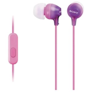 Sony MDR-EX15AP Écoteurs avec Microphone Violet