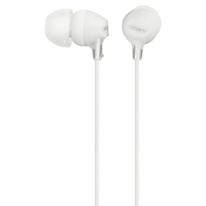 Sony MDR-EX15LP Blanc - Écouteurs intra-auriculaires