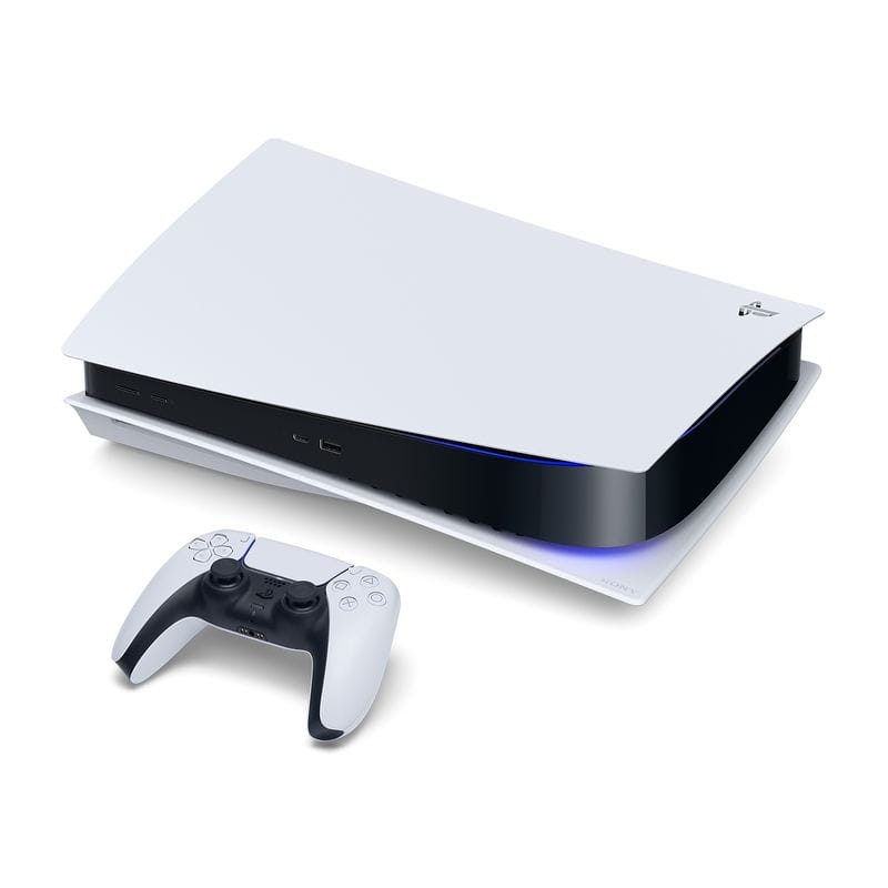  Sony Playstation 5 PS5 Digital Edition - Consola de juegos,  memoria GDDR6 de 16 GB, SSD de 825 GB, WiFi 6, Bluetooth 5.1, Ethernet,  salida 8K de 120 Hz, audio 3D Tempest : Electrónica