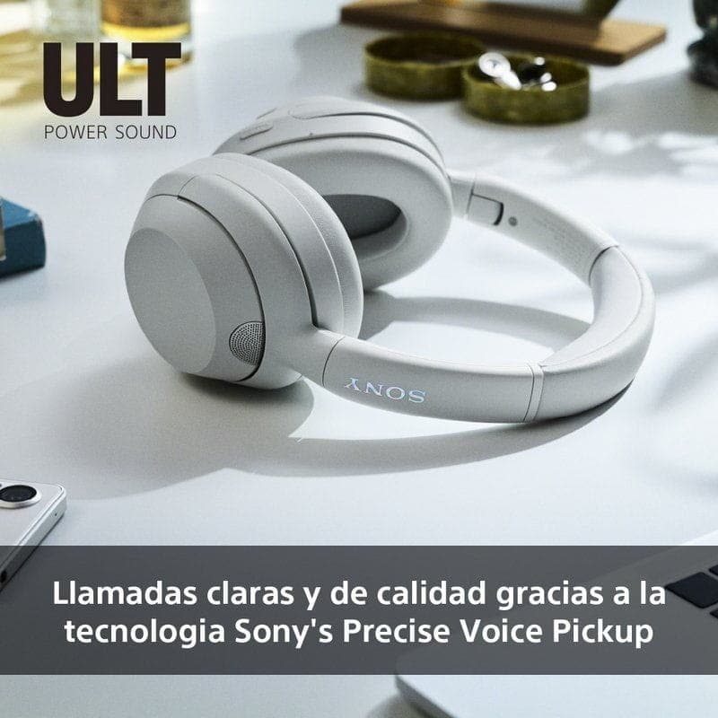 Sony ULT WEAR ANC White Ivory - Casque d'appel Bluetooth de qualité