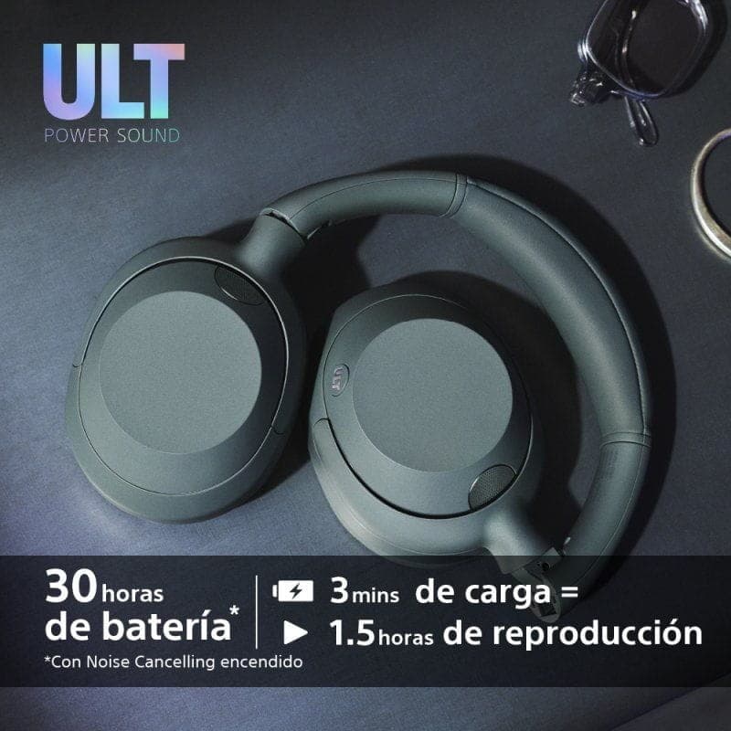 Sony ULT WEAR ANC Forest Grey - Casque d'imagerie Bluetooth pliable