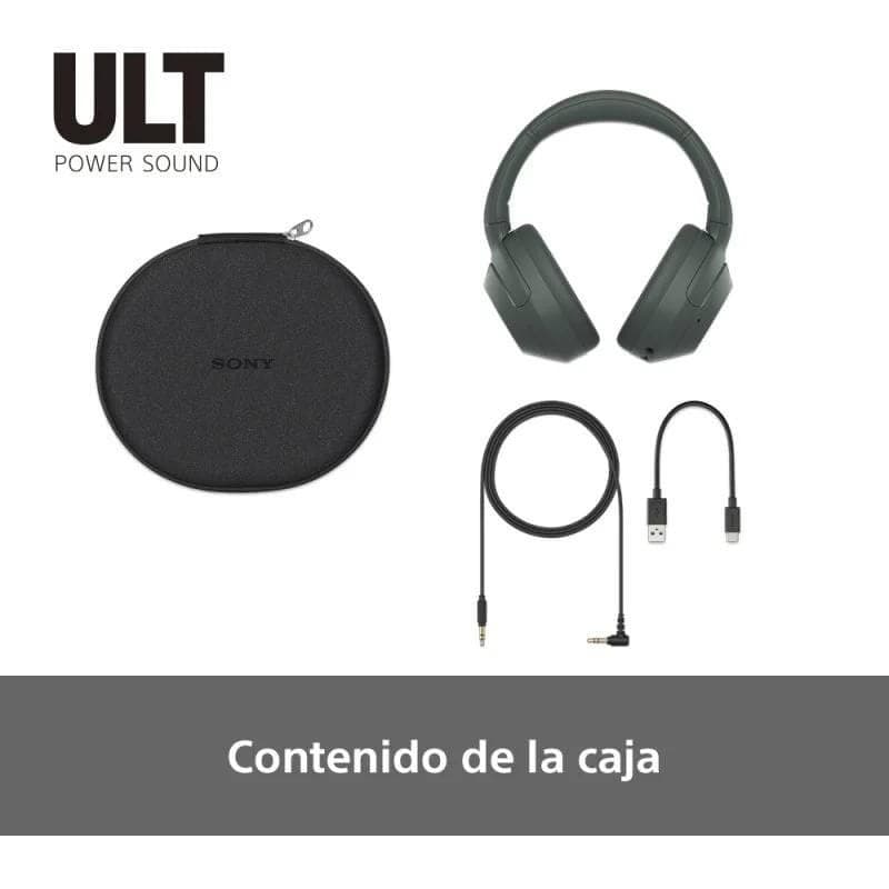 Sony ULT WEAR ANC Forest Grey - Contenu de la boîte du casque Bluetooth