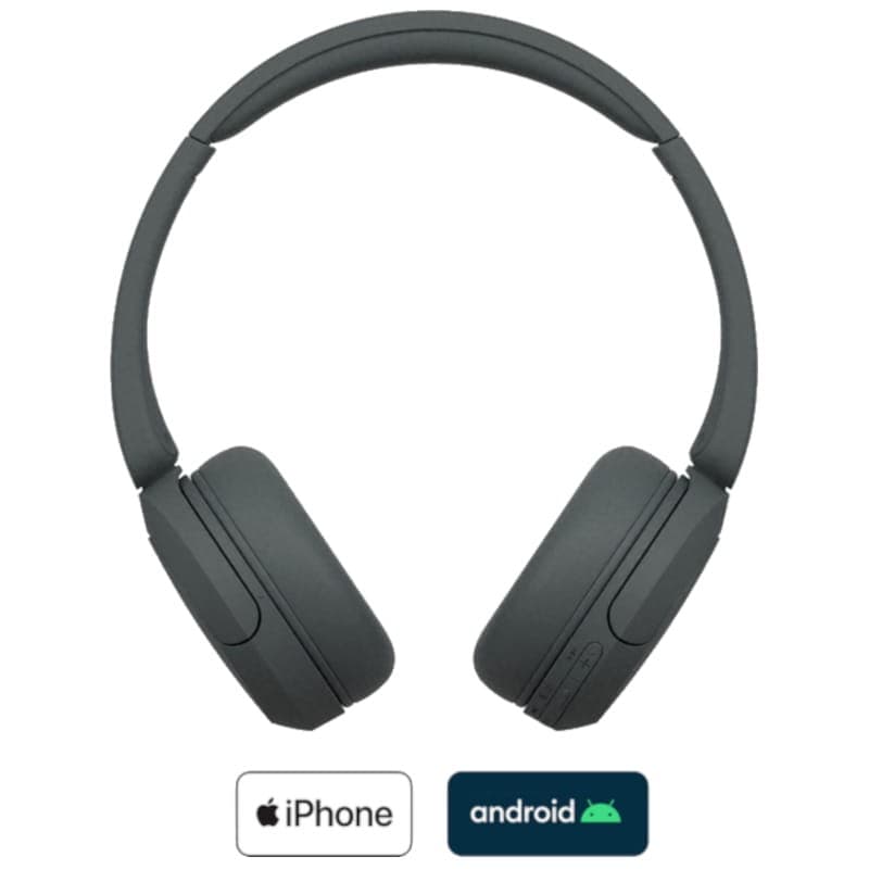 Sony WH-CH520 Negro - Auriculares Bluetooth Compatiblidad con Android e Iphone