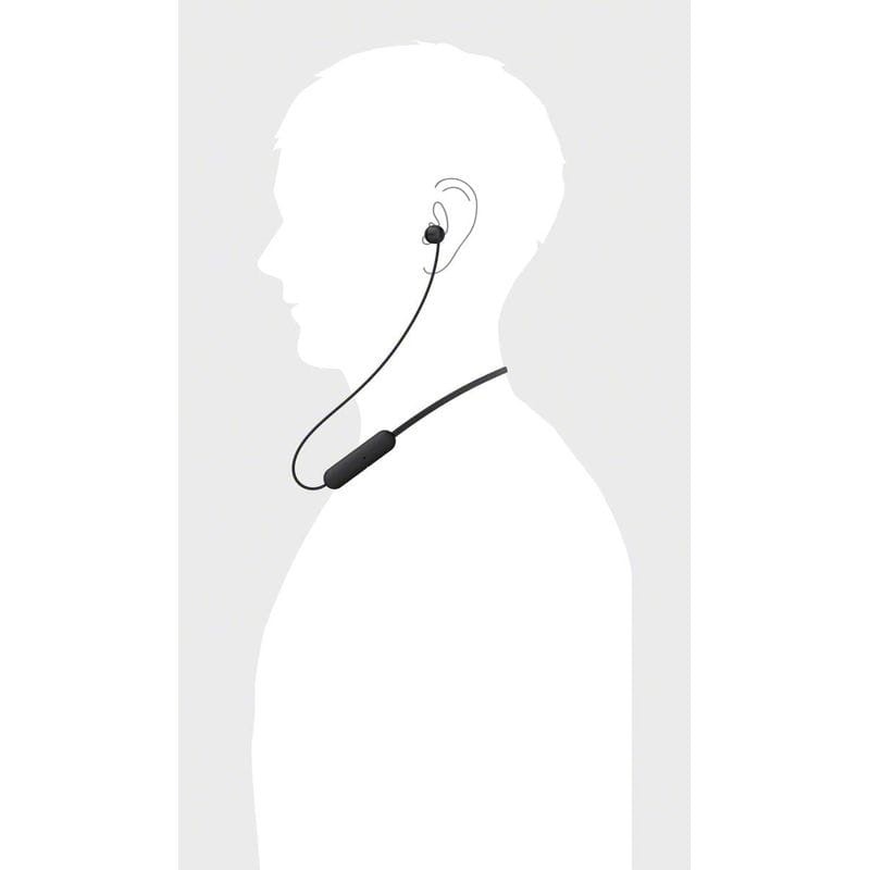 Sony WI-C200 Auriculares Bluetooth Sports Negros - Ítem5