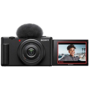 Sony ZV-1F Preto - Câmara de vlogging
