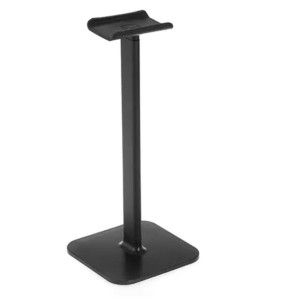 Soporte de Auricualres para Escritorio - Color negro - Aleación de Aluminio - ABS - Soporte para Colgar los Auriculares con Diadema - Expositor de Cascos