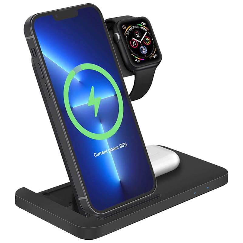 Soporte carga iphone y apple 2025 watch