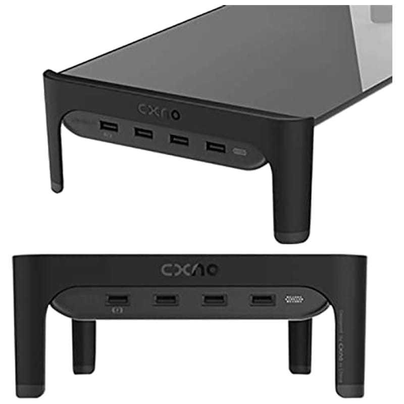 Soporte De Mesa Elevador Para Monitor + Hub Usb Cromad