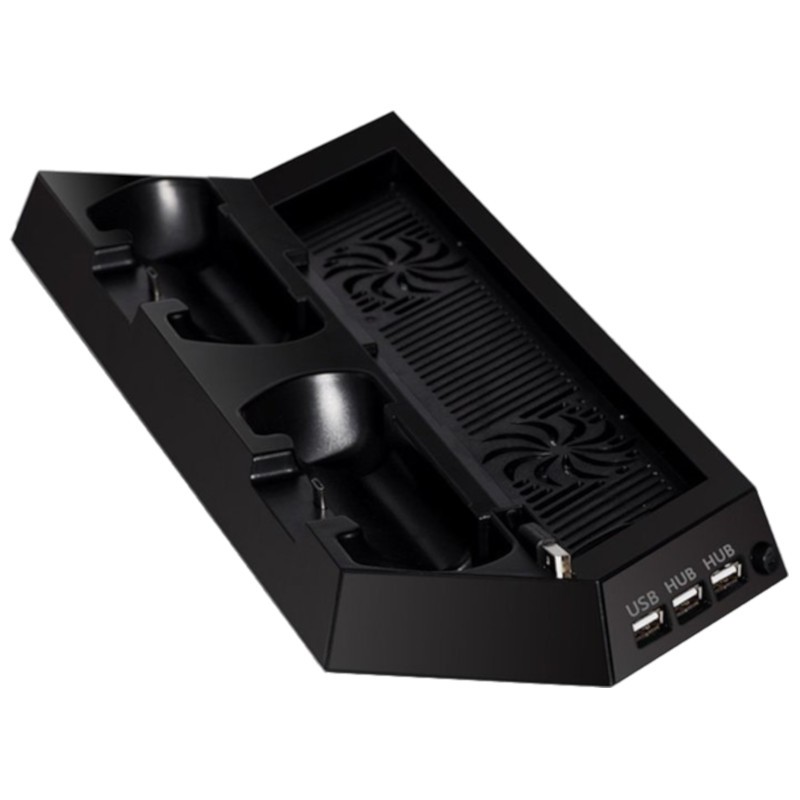 Soporte Pro Playstation (PS4) 3 USB/Estación de Carga Mandos/Ventilador - Ítem