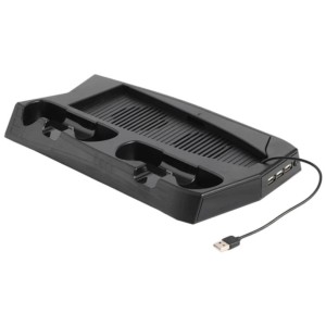 Support Pro Playstation 5 (PS5) Disk / Digital 3 USB / Station de charge manettes / ventilateur