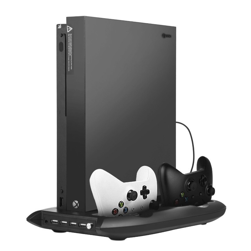 Suporte Pro Xbox One S 4 USB /Estação de Carregamento de Comandos/Ventoinha