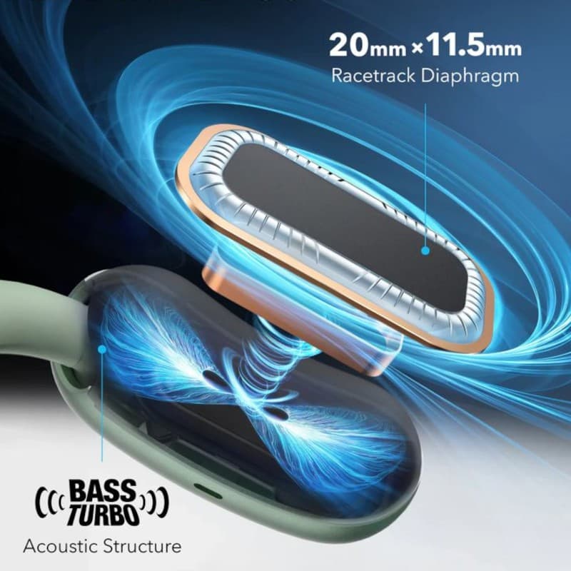 Som de Soundcore Aerofit 2 Verde - Auriculares Bluetooth
