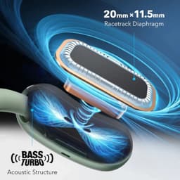 Som de Soundcore Aerofit 2 Verde - Auriculares Bluetooth