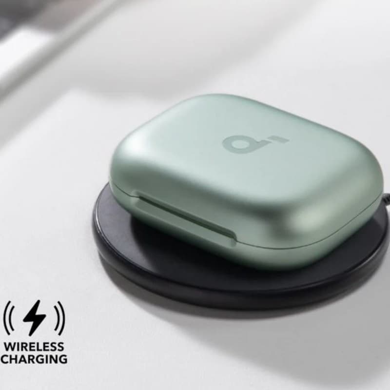 Carregamento sem fios de Soundcore Aerofit 2 Verde - Auriculares Bluetooth
