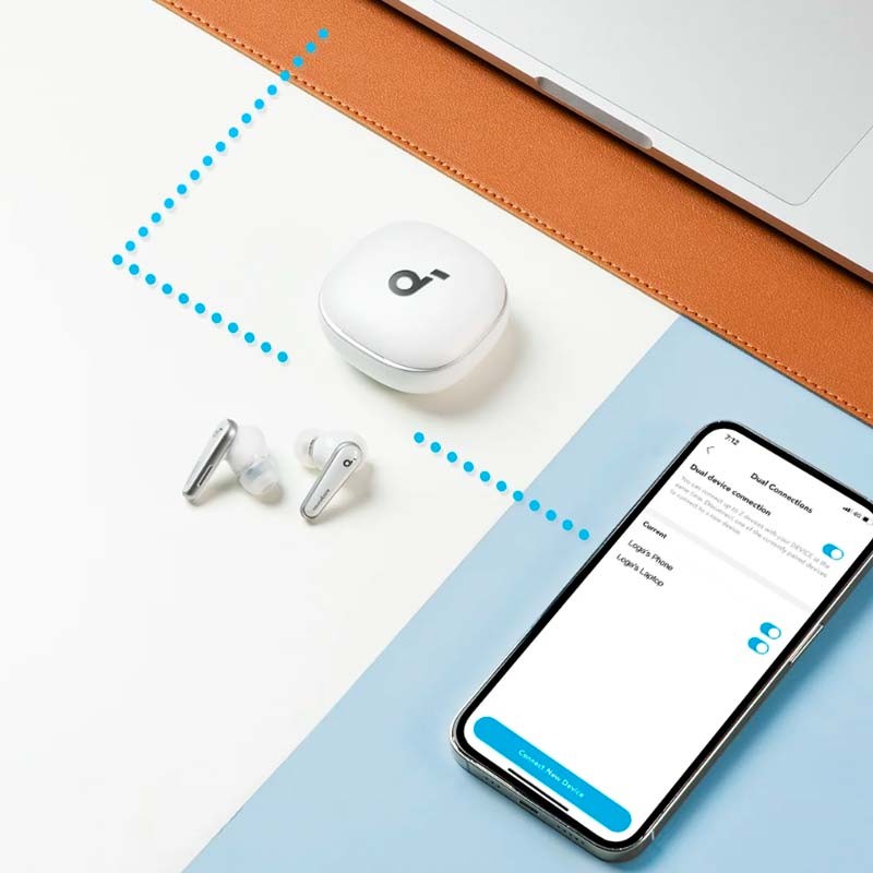 Soundcore Liberty 4 Branco com cancelamento de ruído (ANC) - Auriculares Bluetooth - Item2