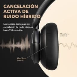 Cancelamento de som de Soundcore Q30 Bluetooth ANC Preto - Auriculares sem fios