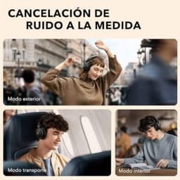 Modos de Soundcore Q30 Bluetooth ANC Preto - Auriculares sem fios