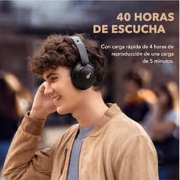 Poderoso Soundcore Q30 Bluetooth ANC Preto - Auriculares sem fios