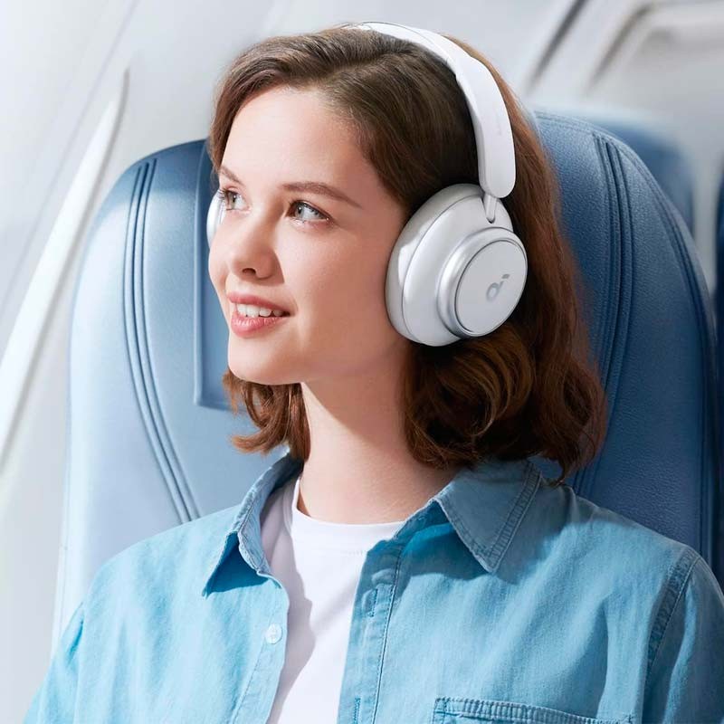 Soundcore Space Q45 Blanco con cancelación de ruido (ANC) - Auriculares Bluetooth - Ítem1