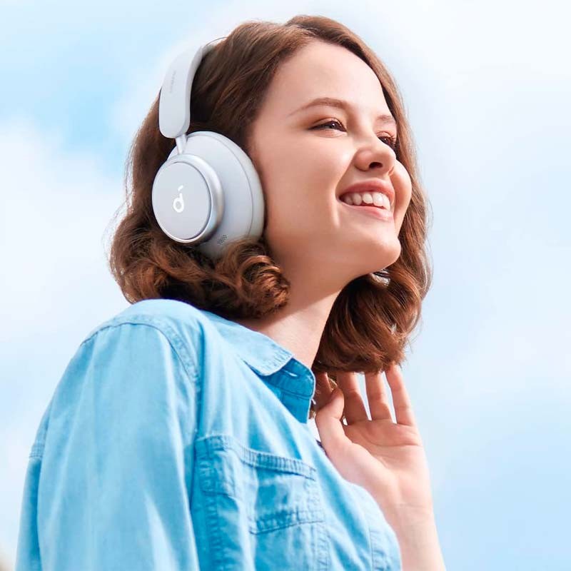 Soundcore Space Q45 Blanco con cancelación de ruido (ANC) - Auriculares Bluetooth - Ítem2