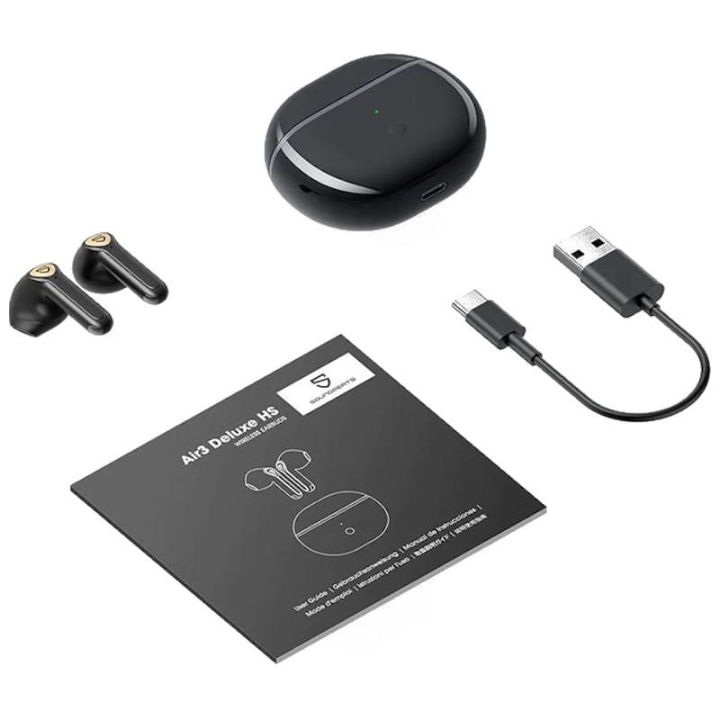 SoundPEATS Air3 Deluxe Hs - Auriculares Bluetooth Negro - Ítem7